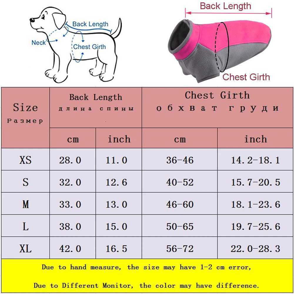 Super Stretch Fleece Pet Dog Clothes For Small Medium Dogs Winter Puppy Dog Sweatshirt French Bulldog Coat Chihuahua Pug Outfits W250904