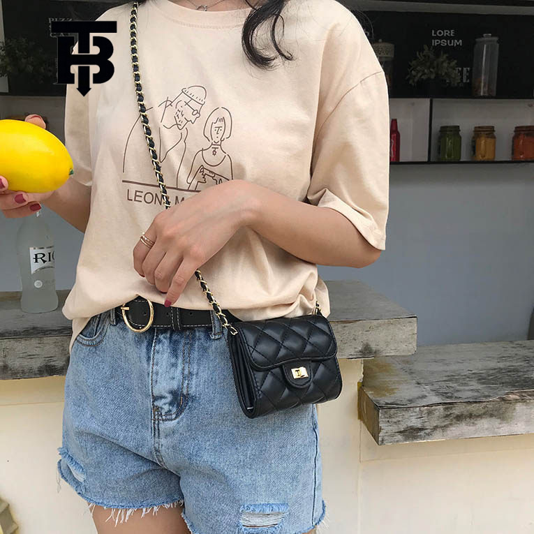 TB BHULAMTE Designer bag Women's Bag New 2025 Fashion Quilted Small Square Bag Mini Chain Bag Student Wallet Korean Style Crossbody Bag