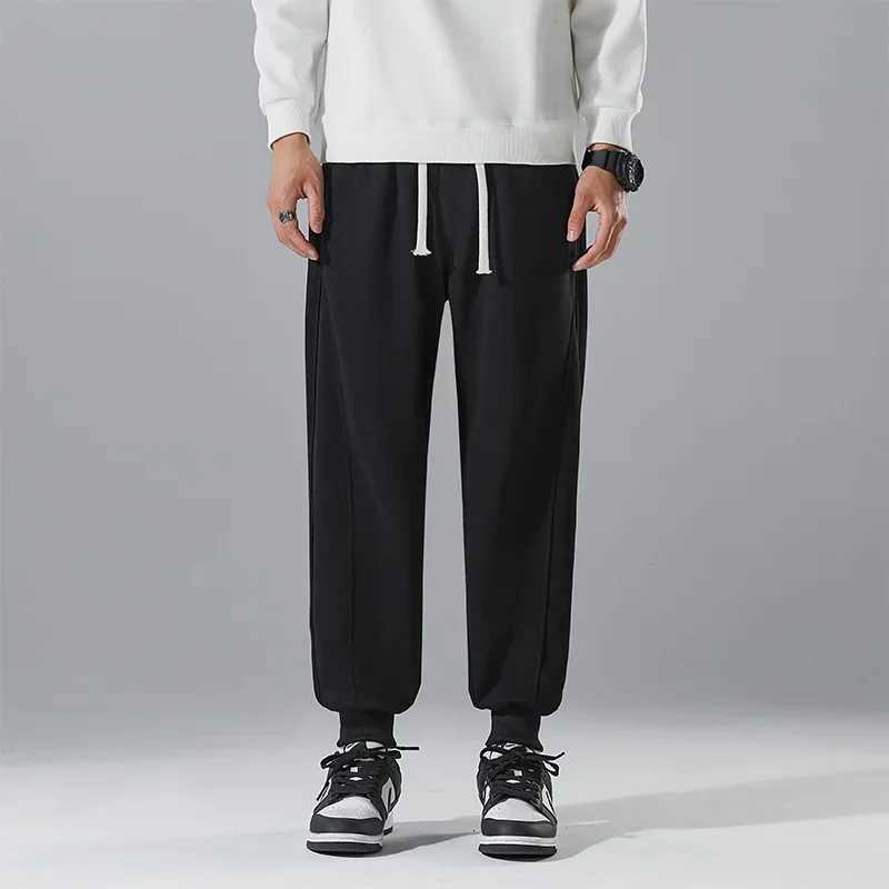 Spring Mens Jogger Pants Elastic Sport Sweatpants Big Size Plus Large 6XL 7XL 8XL Casual Fashion Grey Calf Trouser Autumn CargoXJ250904