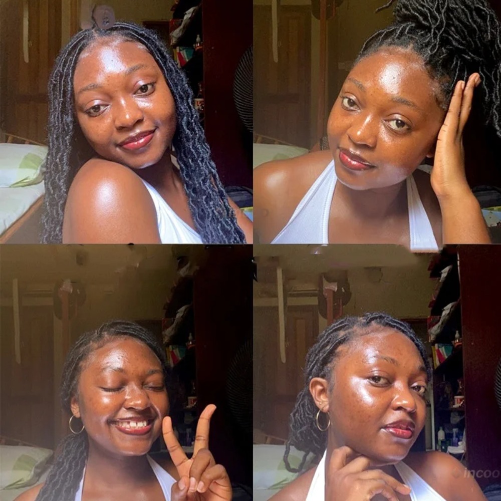 36 Inches Synthetic Lace Braided Wigs Butterfly Braids Lace Front Wig For Black Women Braid Wigs On Sale Clearance Box Braids Lace Frontal Wig