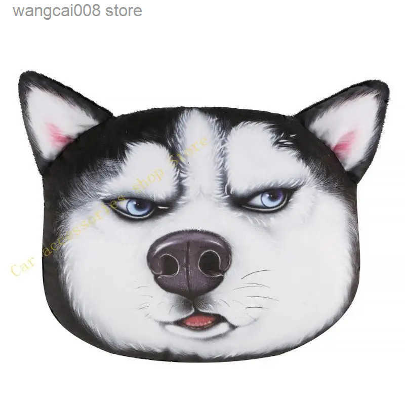 T21E Novelty Head Support Cushion Dog Neck Pillow Car Soft Head Rest Cushion S250904