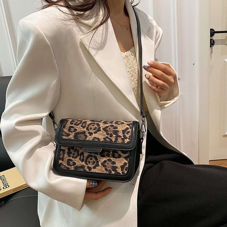 2025 Spring New Small Square for Women, Trendy Printed Crossbody Bag