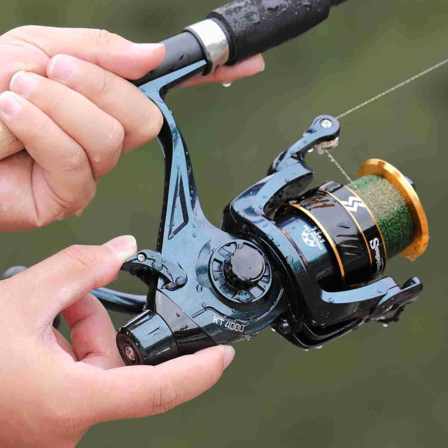Carp Fishing Reel 131 Stainless Steel BB Bait Feeder Spinning Reel for Freshwater and Saltwater W250904