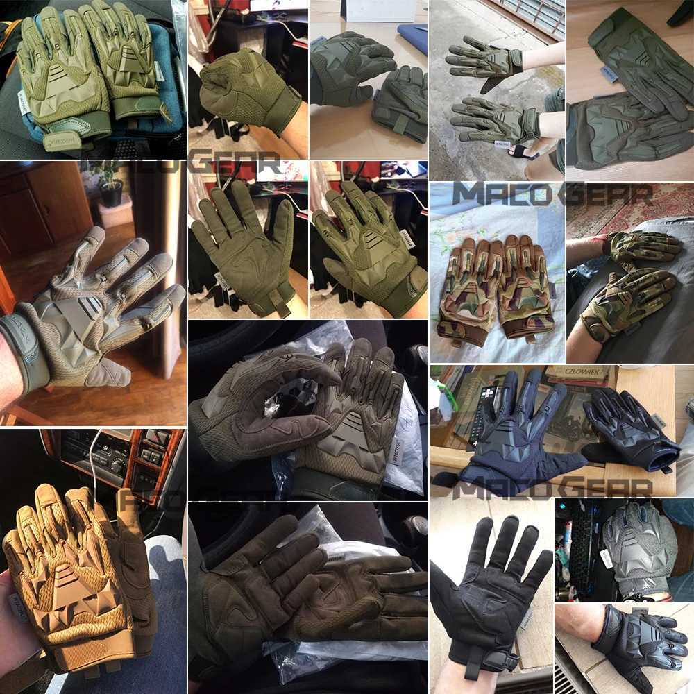 Camo Sports Glove Touch Screen Combat Airsoft Bicyc Outdoor Gear for Hiking Shooting Paintball Hunting Full Finger Gloves MenXJ250904