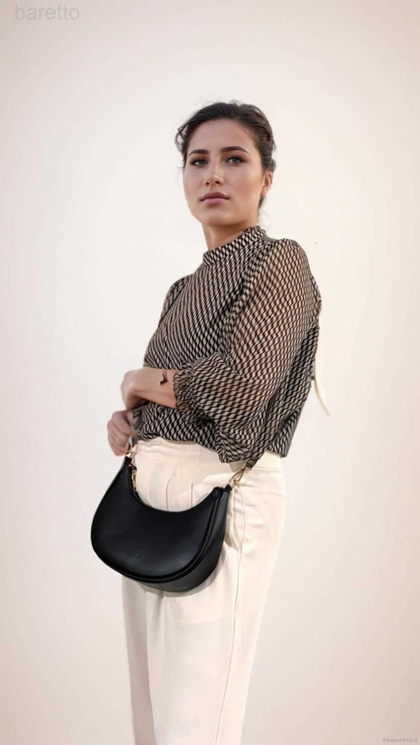 Shoulder Bags for Women Cute Hobo Tote Handbag Mini Clutch Purse with Zipper Closure M250903