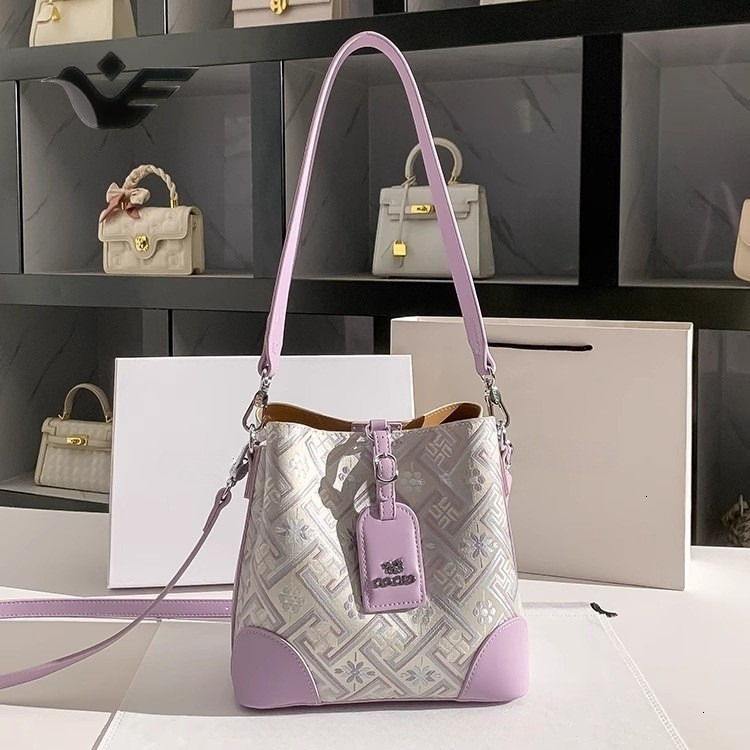 Feiyan Free Shipping New Designer Bag Luxury Shopping Bag Women's Bag Niche Design High-end Brocade Bag Women 2025 Trendy Single Shoulder Crossbo