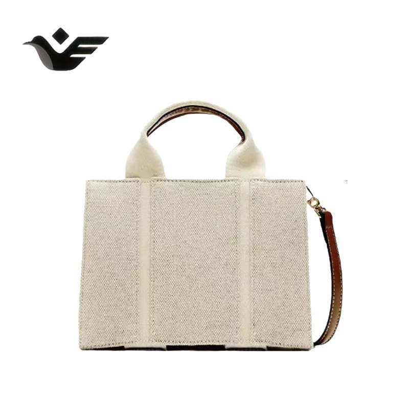 Feiyan Free Shipping New Designer Bag Luxury Shopping Bag Women's Bag Fashion Versatile Canvas City Handbag Crossbody Bag High-end Small Square B