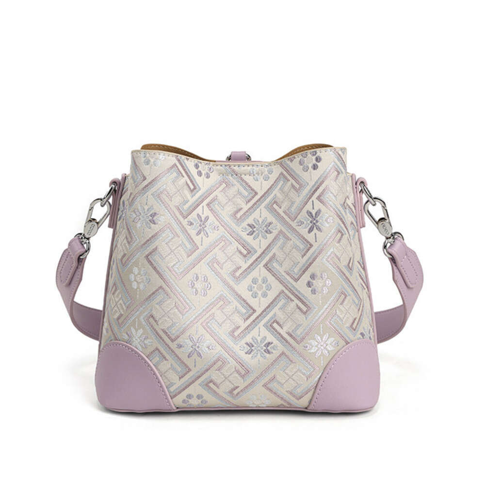 2025 New Printed Fashion Bucket Bag for Women - Large Capacity, Versatile Handbag/Shoulder/Crossbody, Minimalist Style, Premium Microfiber Leather