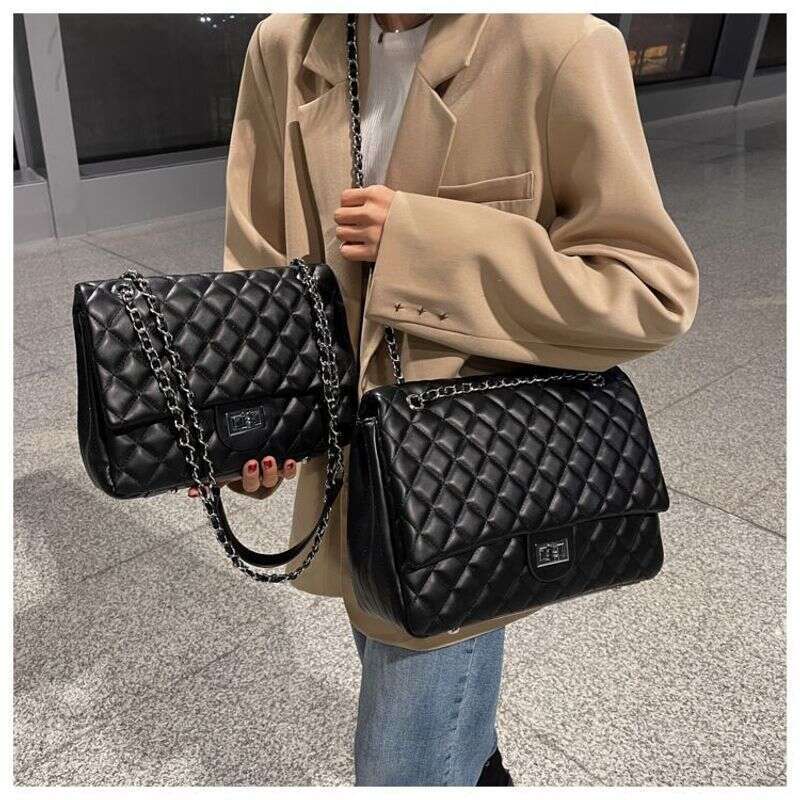 P7dia Fragrance Style New Large Capacity Tote Niche Versatile Chain Internet Celebrity Popular Airport Bag