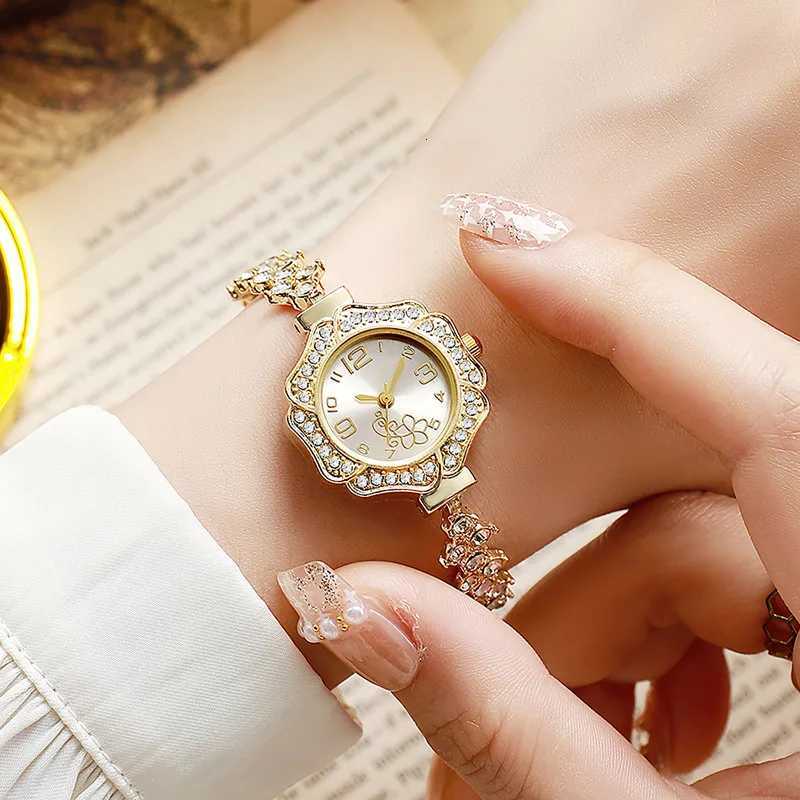 Luxury Wens Watches Elegant Luxury Gold Watch for Wen Quartz Waterproof Wristwatches Ladies Relojes Para Mujer X250904