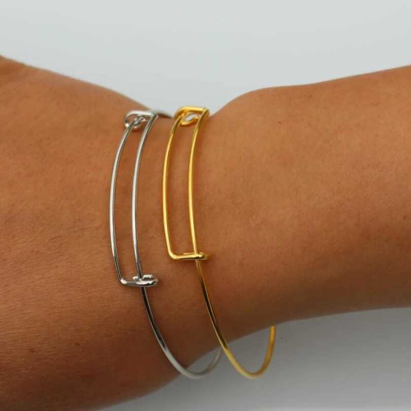 New Fashion Simple Heart Bracelet For Women Girl Accories Open Bangles Jewelry Wedding Party 2025 Tren Bracelets GiftXJ250904