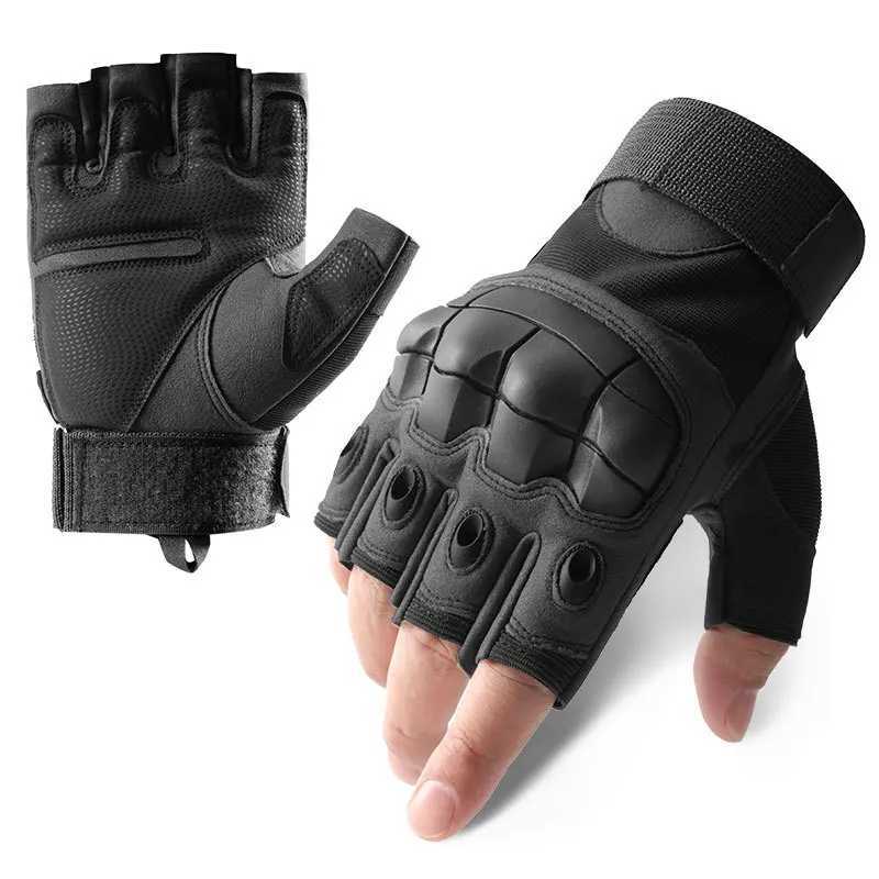 Half Finger Tactical Gloves Protective Antislip Durab Breathab for Outdoor Cycling Hiking Military Training Sports MenXJ250904