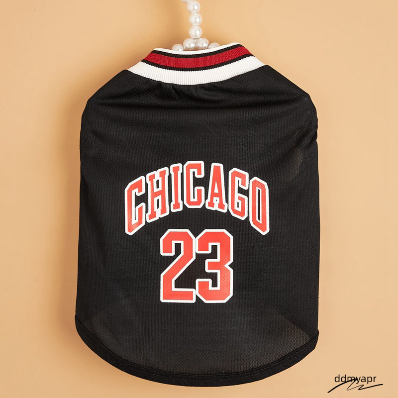 Mesh Breathable Clothes Schnauzer Teddy Sport Large Dog Jersey Basketball Clothing Puppy T-Shirts Summer Pet Cat Shirts Ddmyday