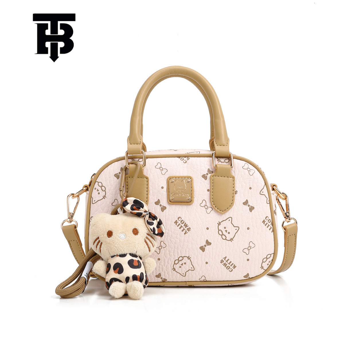 TB BHULAMTE 2025 New Fashion Printed Elegant Handheld Designer s bag Bowling Bag for Women Casual Versatile High-end Cute Cross-border