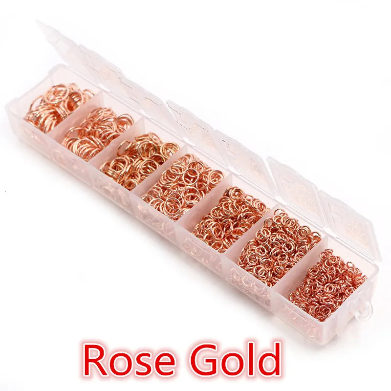 One Set Box 3 4 5 6 7 8 10mm Colors Open Jump Rings Split Link Loop For DIY Jewelry Making Findings Connector 250828