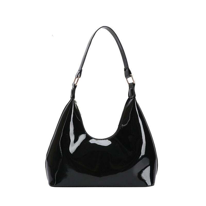 French Niche Patent Leather Bury Underarm Women 2025 New Shoulder Crossbody Bag Hundred