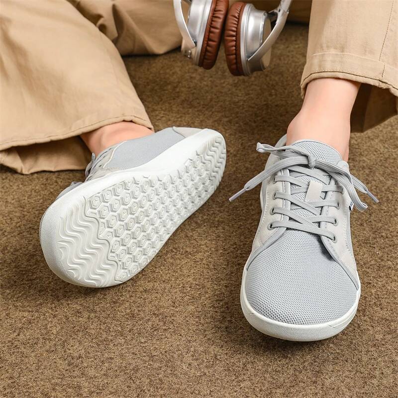 PUAMSS Wide Toe Barefoot Mens Womens Minimalist Walking Sneakers Shoes Zero Drop Sole | Breathable Mesh ddmysaturn