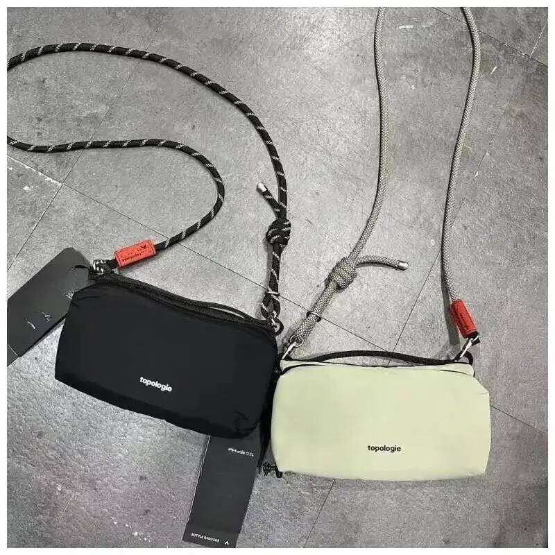 Portable Commute Water Bottle Trendy Brand Mini Shoulder Bag Nylon Material Soft Handbag For Young Adults