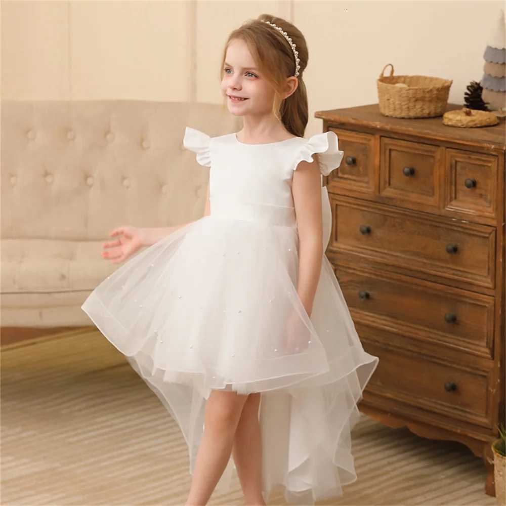 Baby Girls Wedding Christening Dresses 2 To 8 Years Child Elegant Costume Gowns For Eid Evening Trailing Childrens Clothes Z250904