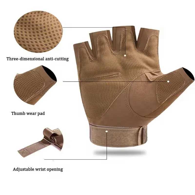 New Outdoor Tactical Gloves Men Protective Shell Mittens Antiskid Workout Fitn Gloves For Men WomenXJ250904