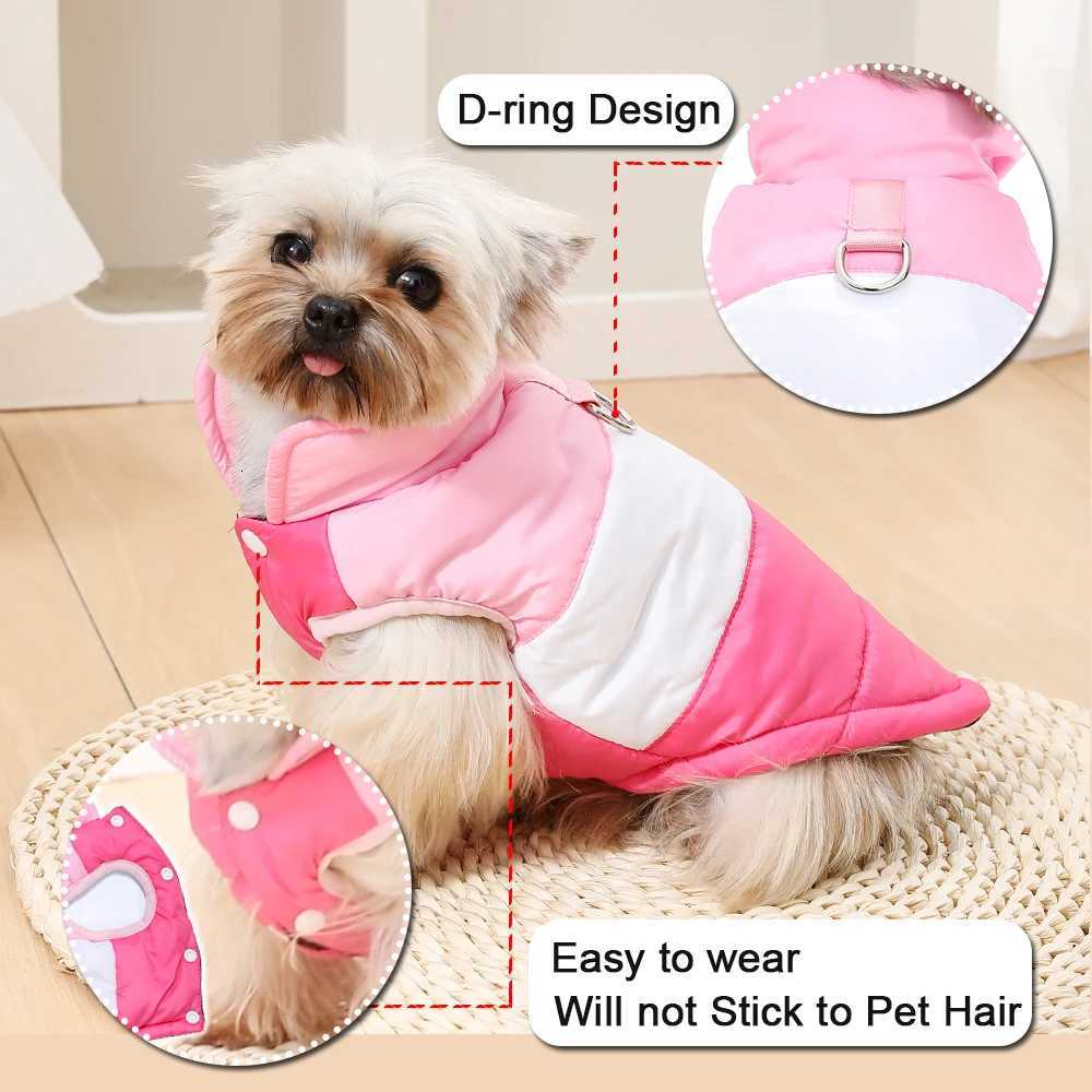 Pet Dog Clothes Winter Warm Puppy et Vest With Dring Cozy Windproof Chihuahua French Bulldog Coat For Dogs Cats Costume W250904