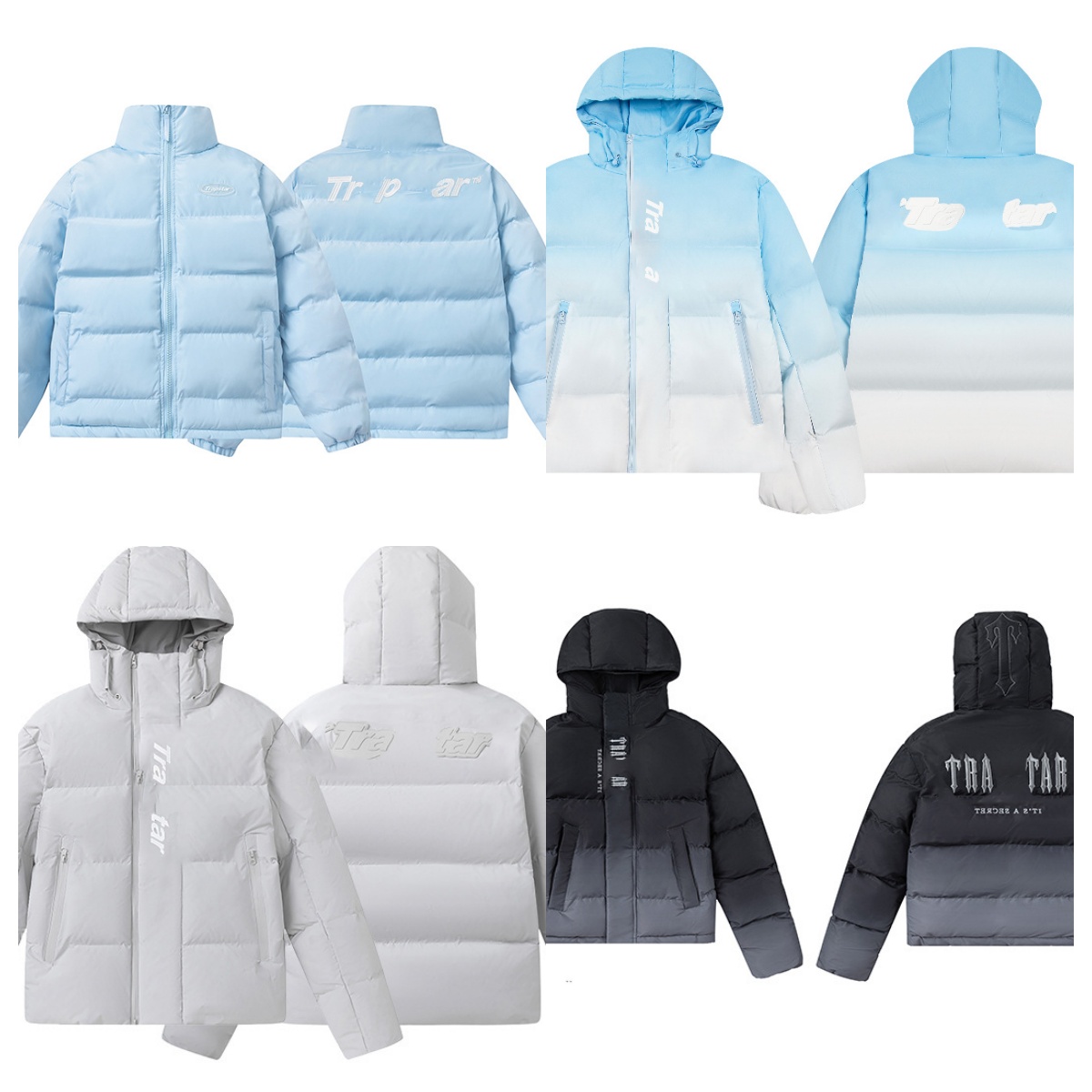 Jacket Puffer Trap Parka Down Warm Coats Irongate Men Woman Thick Warm Puffer Embroidered Clothing Zipper Puffer Waterproof Trap Starr Jacket