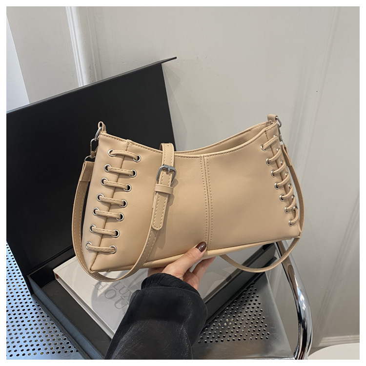 2025 autumn new product Korean version niche design versatile armpit bag simple and fashionable crossbody bag designer shoulder bag