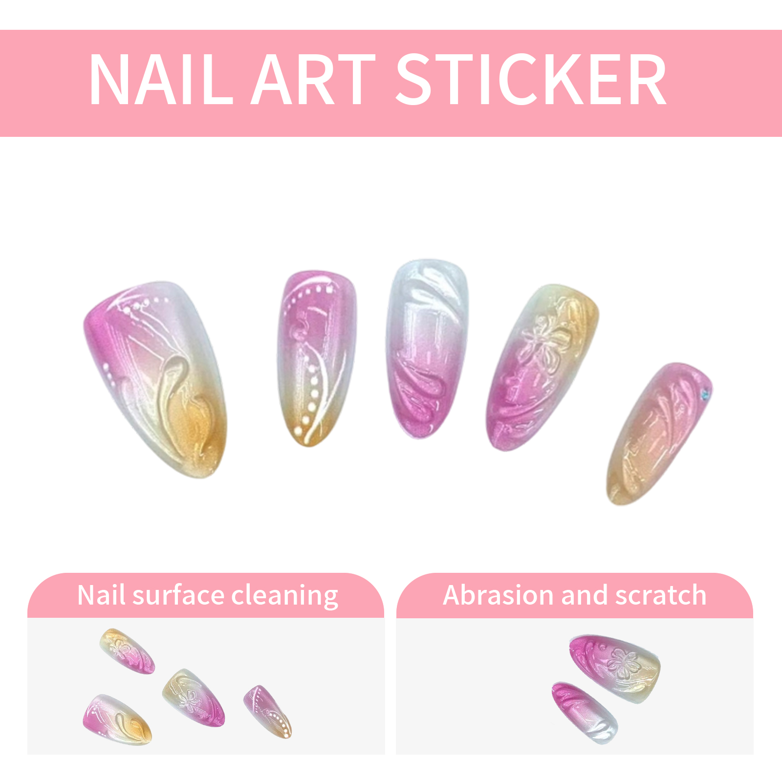 Break Away from Uniformity! Handmade Nail Art with ABS Material, Each Piece a One-of-a-Kind Fingertip Artwork