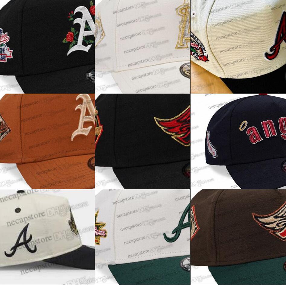 Men's Baseball A-Frame Adjustable Hat Women Designer Vintage A's Sport Snapback Caps Adult curved brim cap Outdoor Golf trucker cap Atlanta A Chapeau bone Mix Sp3-11