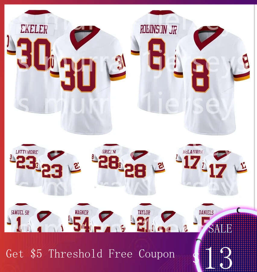 Commanders Jayden Daniels Sean Taylor Bobby Wagner Deebo Samuel Sr. Terry McLaurin 2025 F.U.S.E. Limited Football ed Jerseys