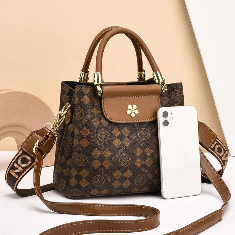2023 New Hot Selling Women's Printed Large Capacity Bucket One Shoulder Crossbody Bag Handbag