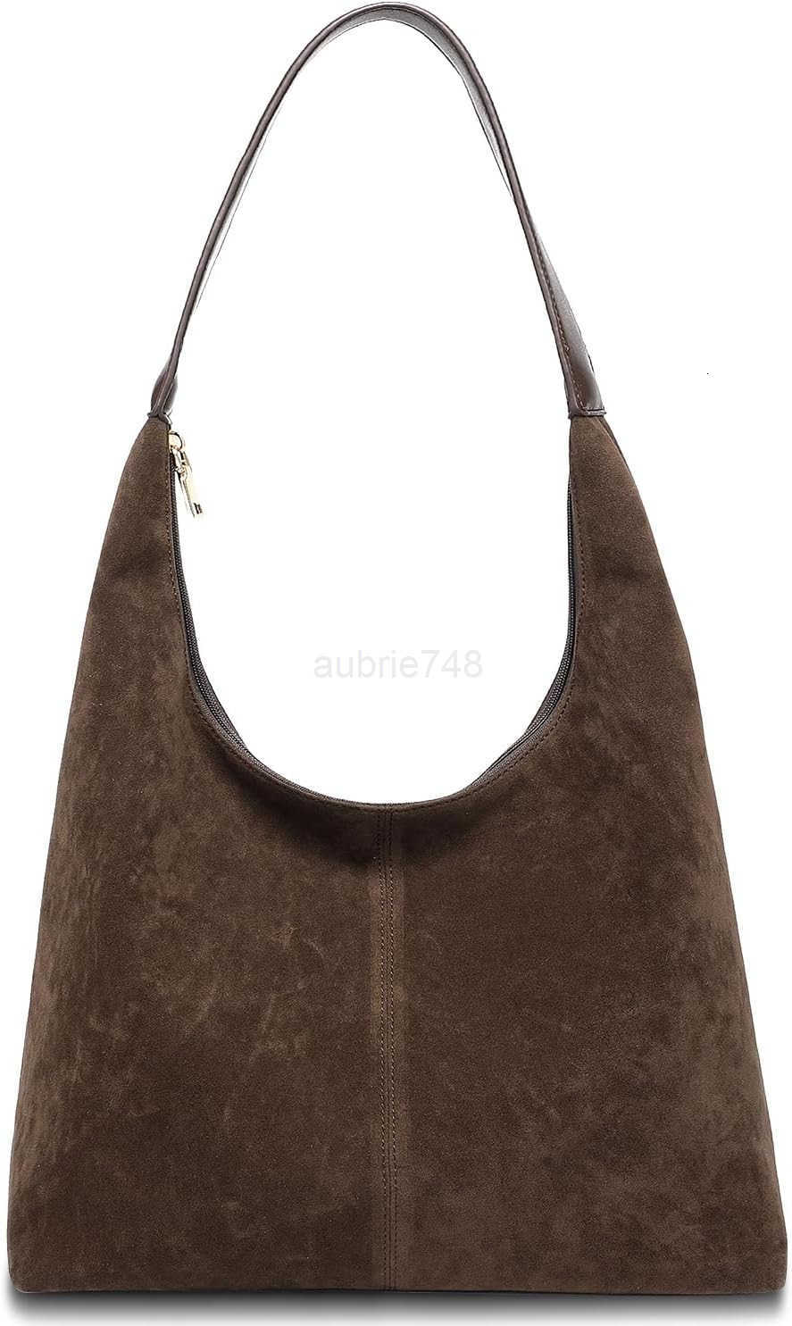 Bag for WomenSuede Tote BagSuede Hobo BagsSuede HandbagSuede Slouchy Shoulder Bag M250904