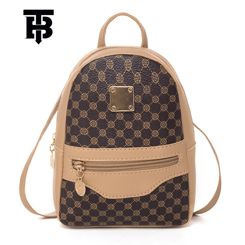 TB BHULAMTE Printed Designer s bag Backpack Women's Bag New Trendy Fashion Niche Design Bags Ladies Small Backpack Wholesale