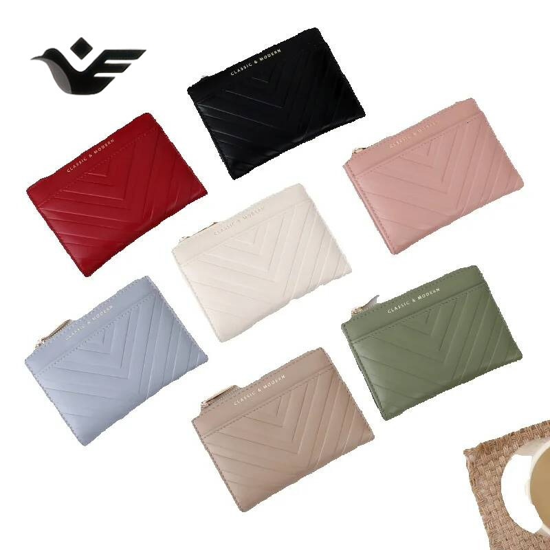 Feiyan Free Shipping New Designer Bag Luxury Shopping Bag Striped Embossed PU Leather Wallet For Women Ins Multi-card Slot Cross-border Versatile Smal