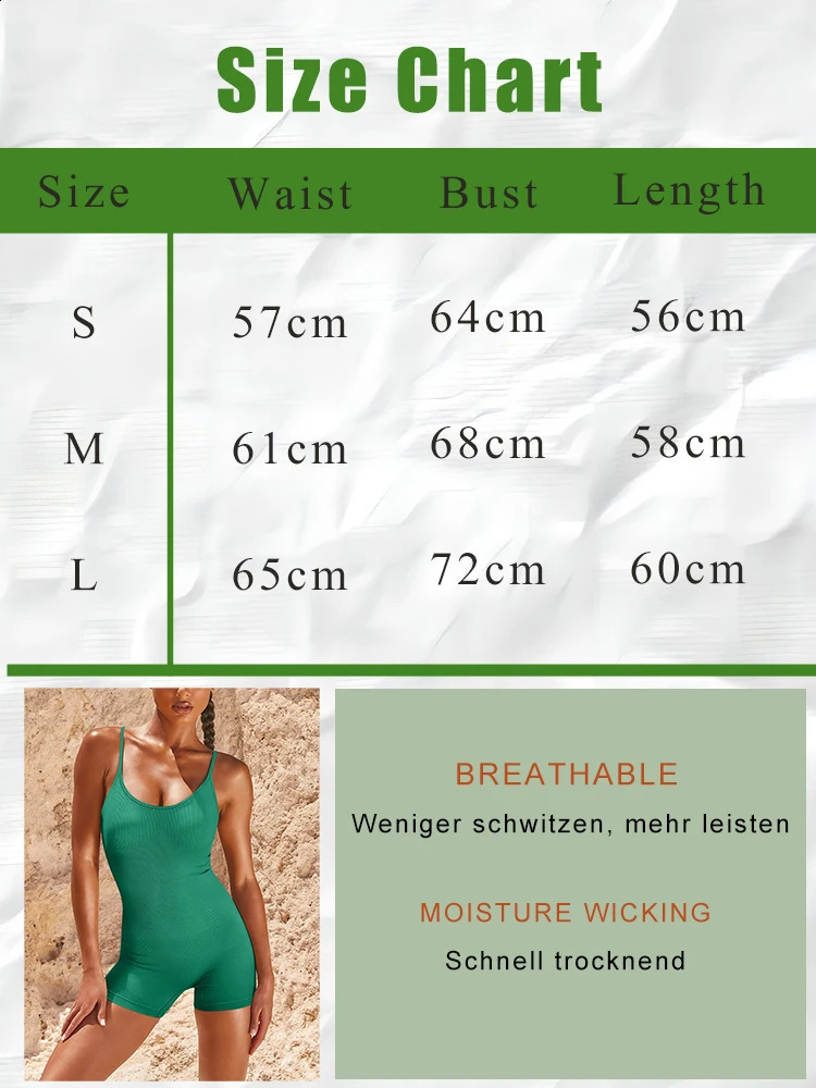 Yoga Jumpsuit Seamless High Waisted Womens Sports Wear Fitness Running Pants Set 250904