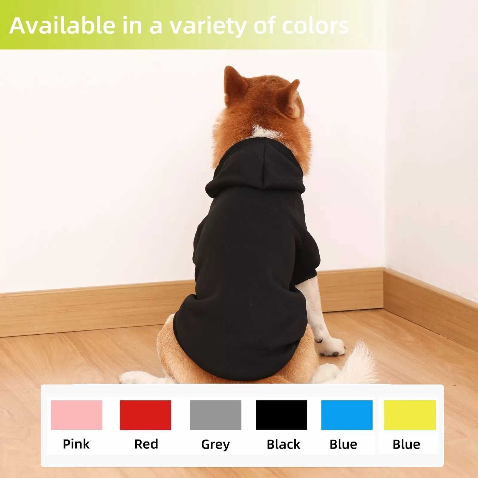 Winter Dog Clothes Sport Hoodies Sweatshirts Warm Coat Clothing Autumn for Small Medium Large Dogs Big Pets Puppy hooded sweats W250904