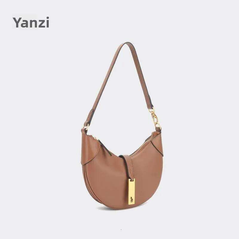 Trendy Saddle Women's Underarm Cowhide Real Leather Dumpling Matte Fini Single oulder Bag