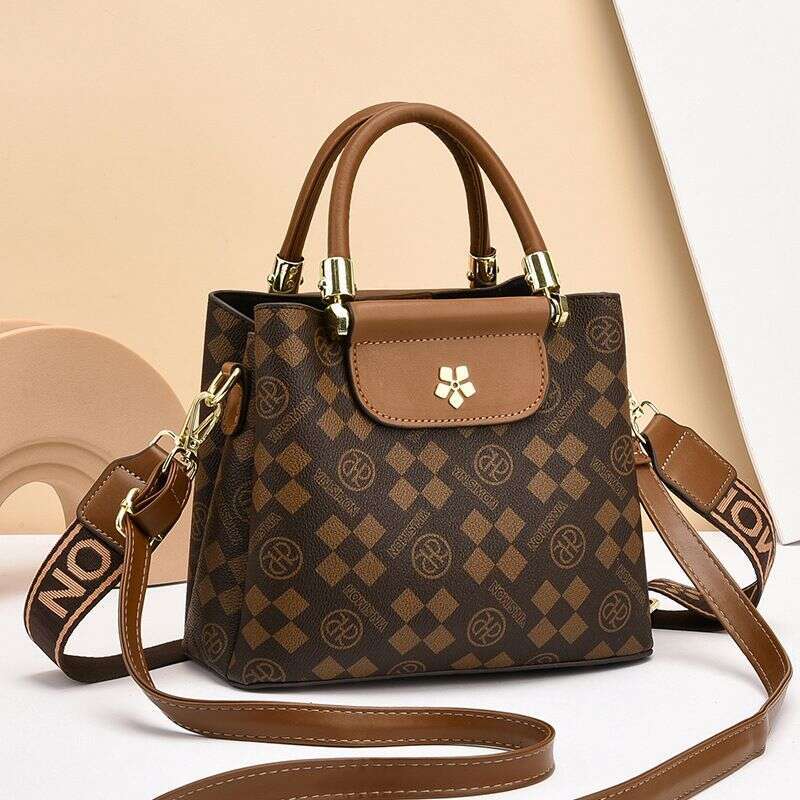2023 New Hot Selling Women's Printed Large Capacity Bucket One Shoulder Crossbody Bag Handbag
