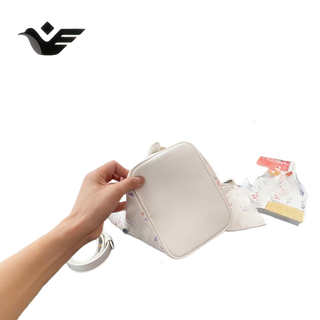 Feiyan Free Shipping New Designer Bag Luxury Shopping Bag Style Monogram Bucket Bag With Bowknot Versatile Crossbody And Shoulder Bag For Commuting