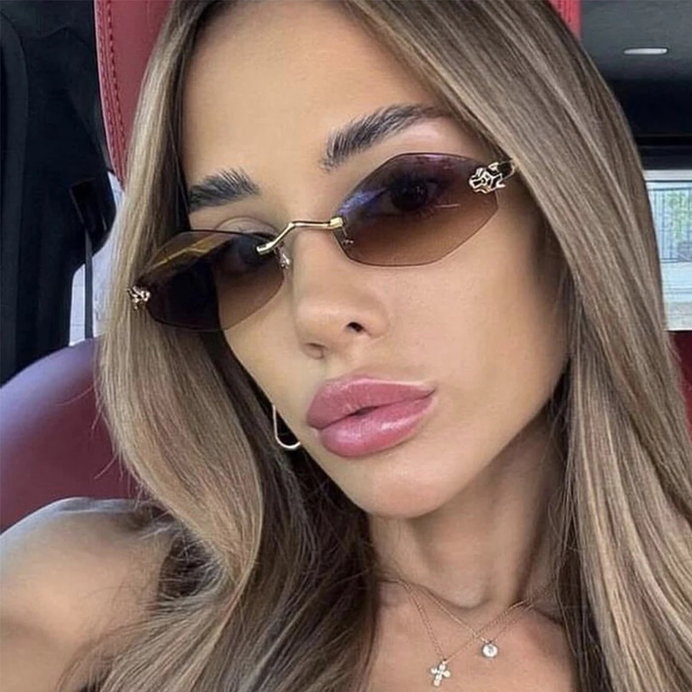 Diamond Cut Edge Personalized Sunglasses Fashionable Mens And Womens Travel Sunglasses HighEnd Small Frame Sunglasses UV400 250903