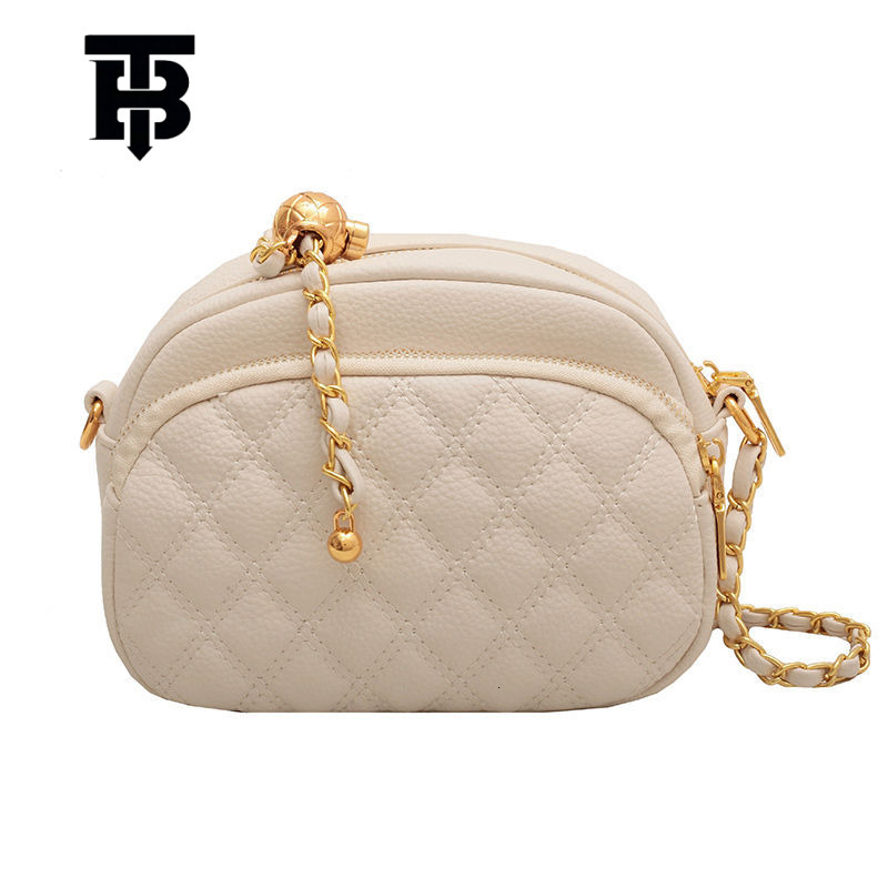 Designer s bag TB BHULAMTE Textured Small Bag for Women, Ins Niche 2025 New Fashion Summer Quilted Chain Crossbody Bag
