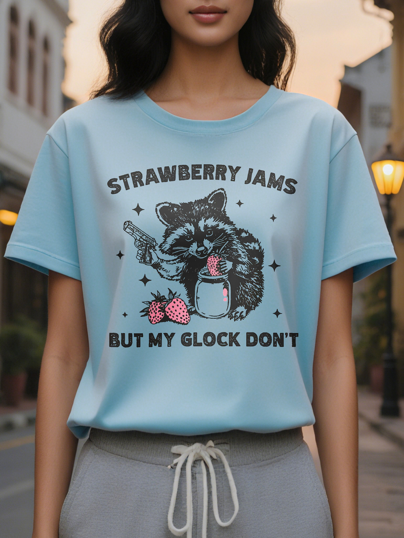 Large XL Animal Letter Print Crew Neck T-shirt Short Sleeve Casual Top for Summer Spring Women's Clothing Plus Size