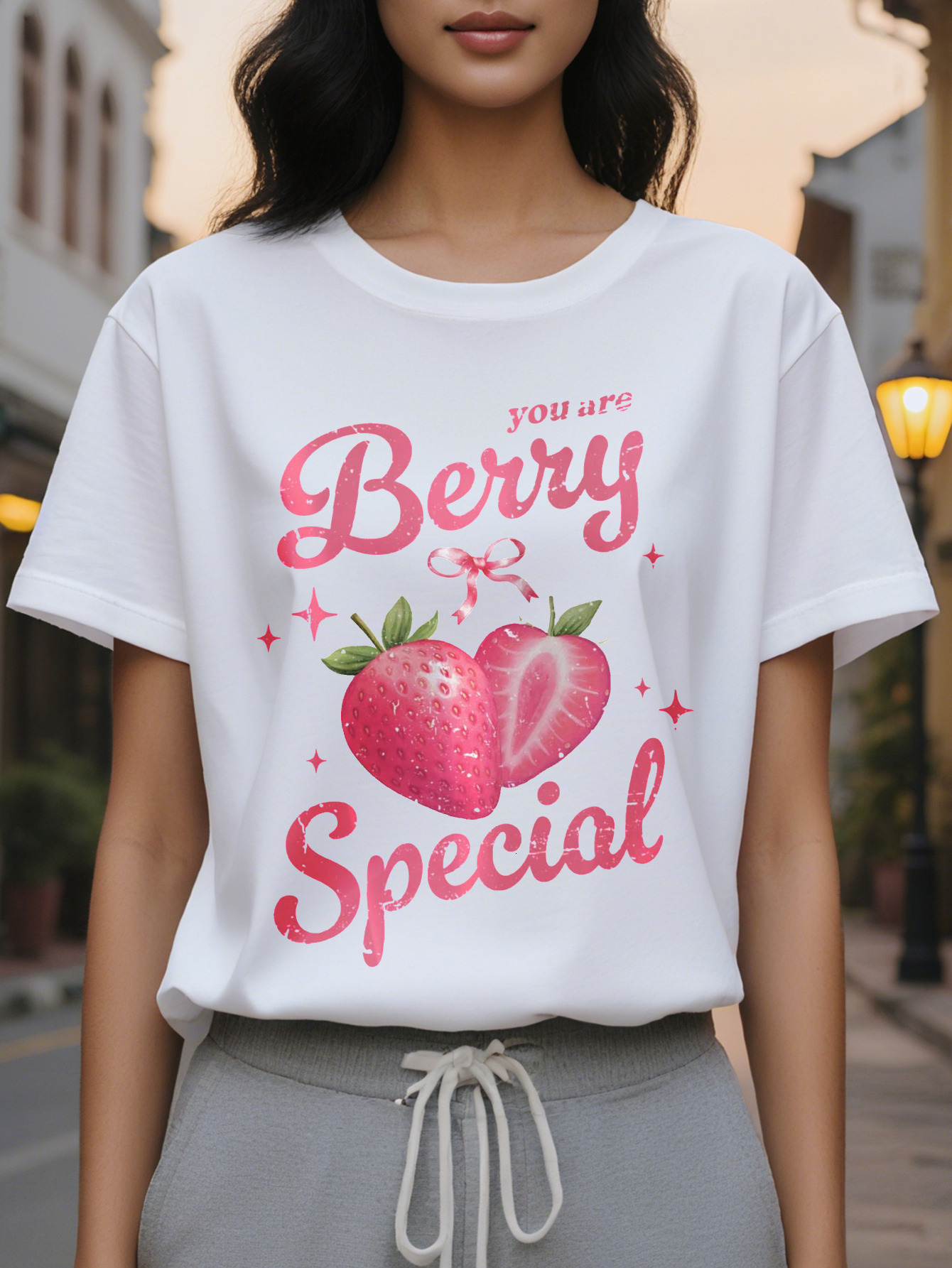 Ruffled Neck Linen Black Fitness Petite Size XL Female Women's Female Jersey Ladies' Tee