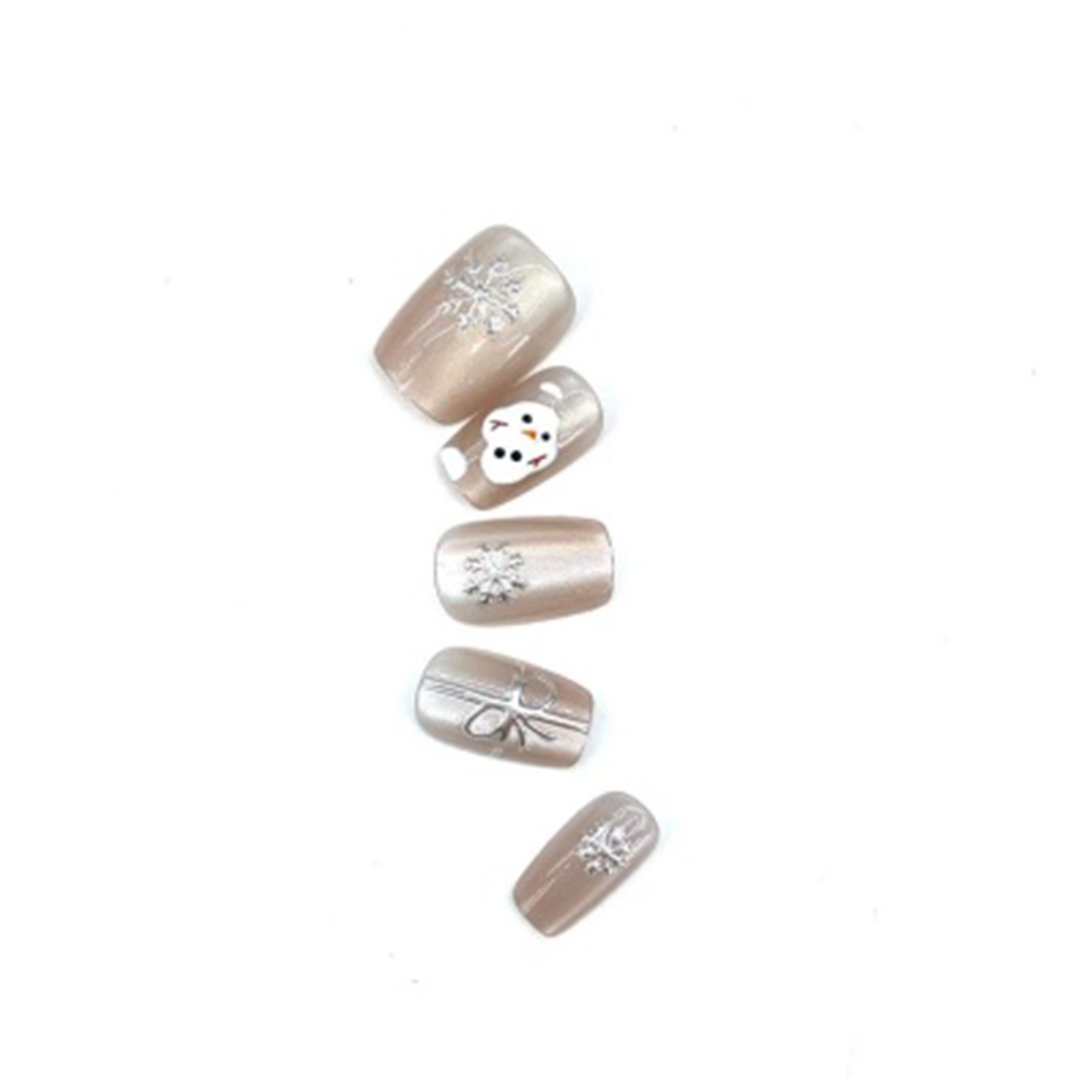 2026Christmas durable & Stylish! Handmade ABS Nail Art, Easily Mastering Fingertip Elegance for Daily Life and Special Occasions on daily festival be 