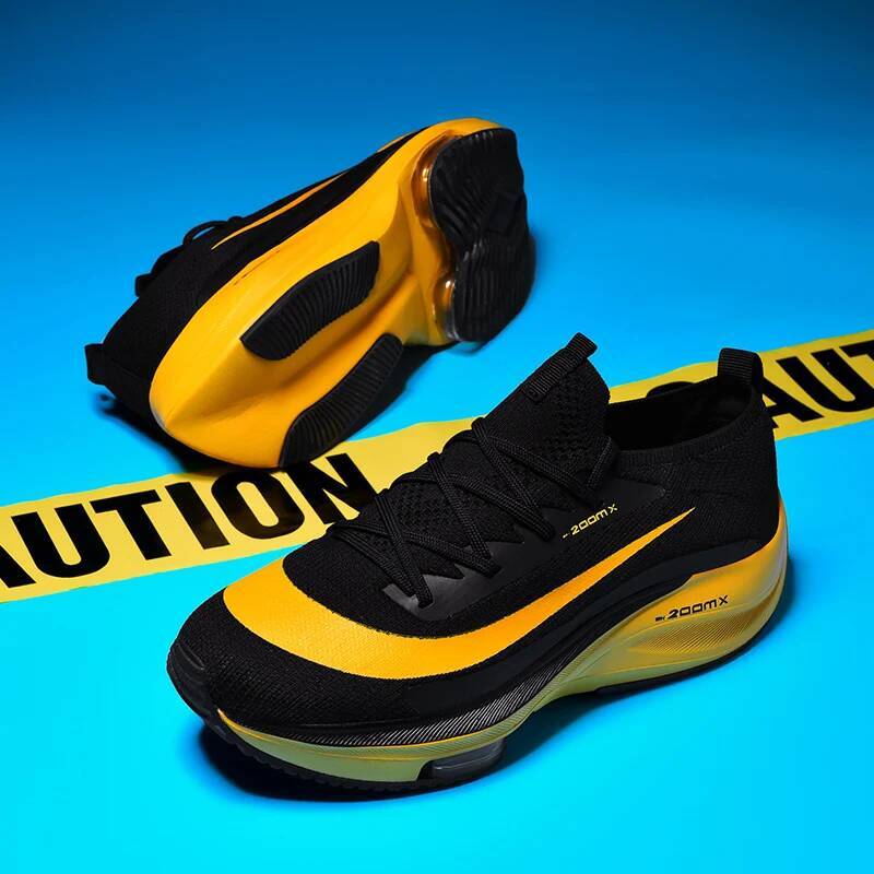 Men Running Breathable Race Cushioning Outdoor Jogging Sneakers Trainer shoes Couple Non-Slip Mesh Off-road Shoes ddmysaturn