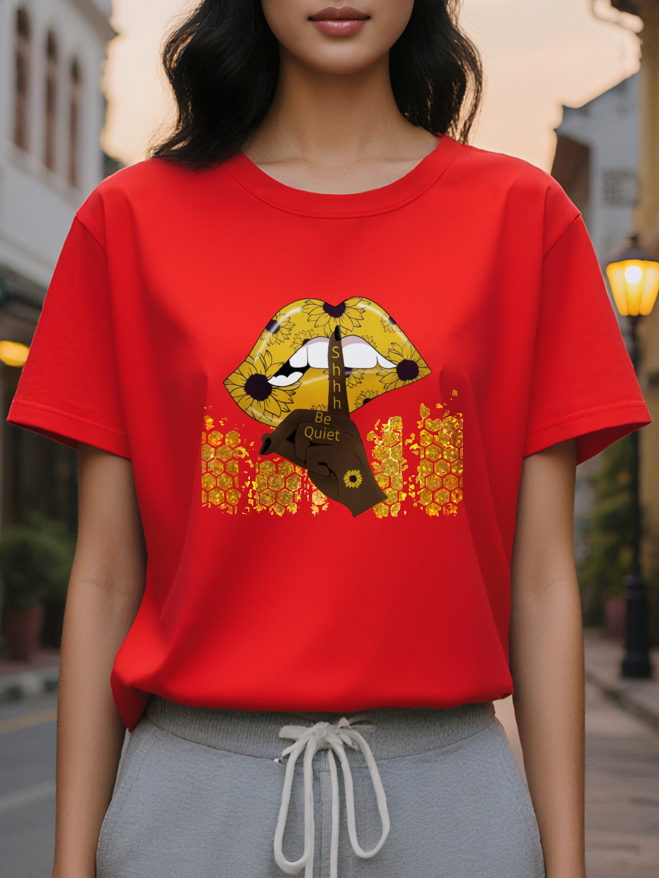 Boat Neck Polyester Blend Peach Outdoor XS Female Ladies' Tee Female Jersey