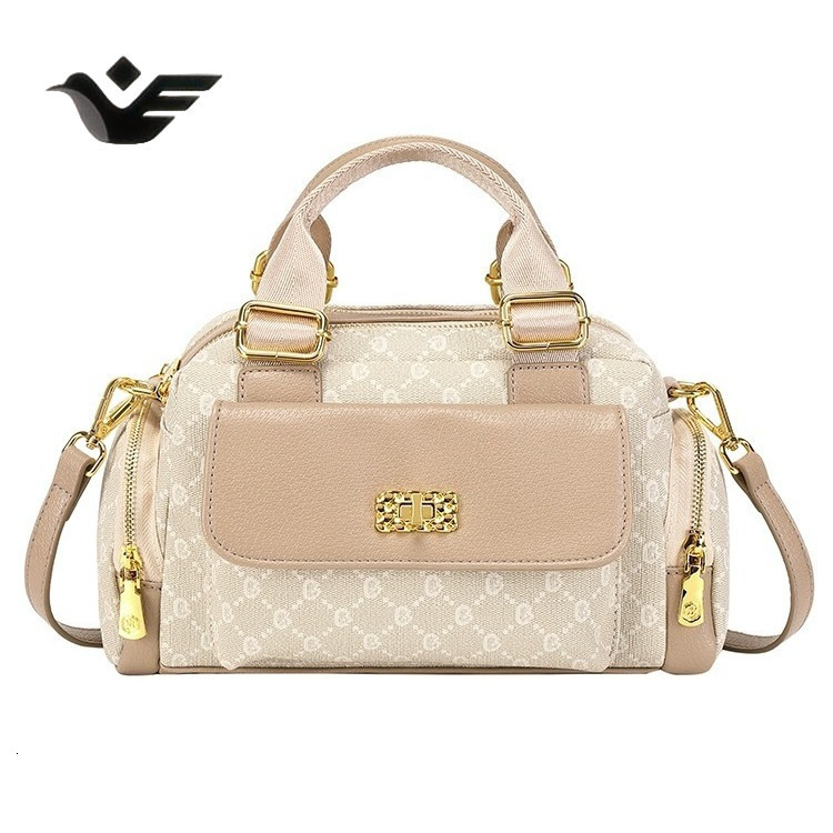 Feiyan Free Shipping New Designer Bag Luxury Shopping Bag Boston Women's Bag Genuine Leather Handbag Pillow Bag Fashion Versatile Handbag Shoulde