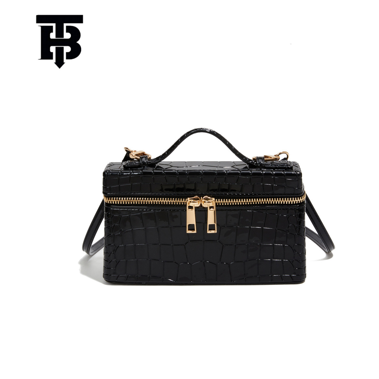 TB BHULAMTE High-end Handbag for Women 2025 New Autumn Winter Crocodile Pattern Box Bag Designer s bag Fashion Versatile Commuter Small Square Bag