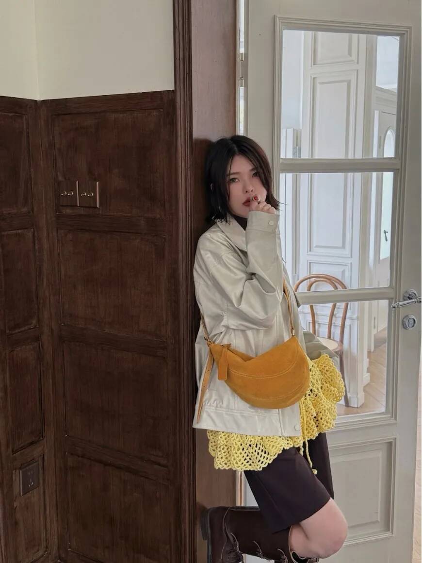 Small fresh dumpling Japanese one-shoulder crossbody bags, daily commuting men's and women's couple bags