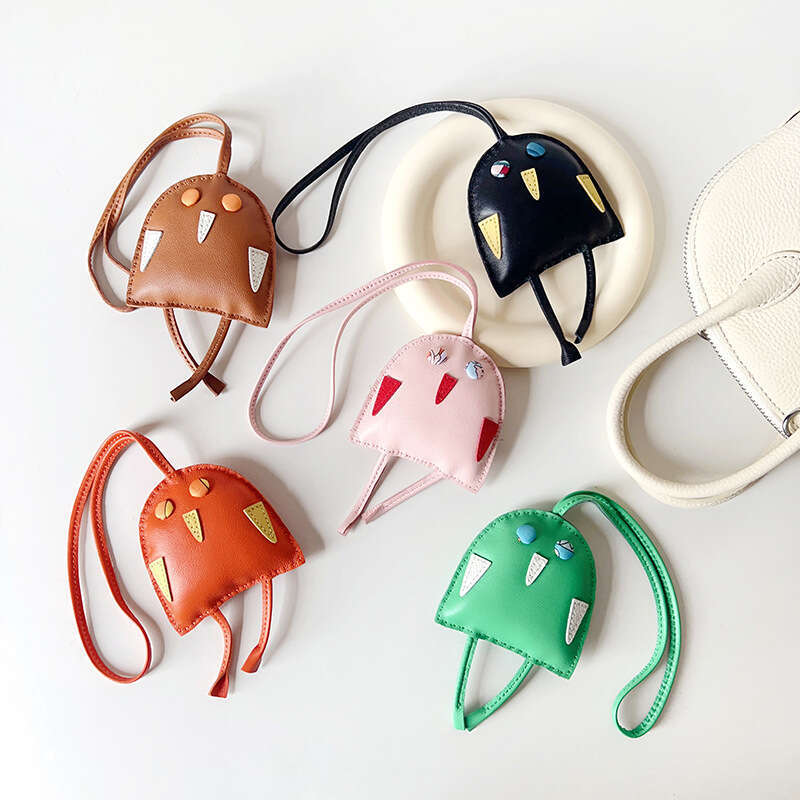 DHEssentials 2025 Owl Keychain, Hand - Stitched Leather Car Mirror Hanging Ornament